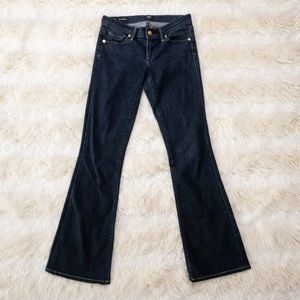 Citizens of Humanity Ingrid Stretch Low Waist Flare Jeans in Stay Gold Size 25